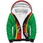 Custom Guinea-Bissau Football Sherpa Hoodie Go Djurtus Go