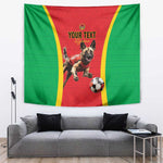 Custom Guinea-Bissau Football Tapestry Go Djurtus Go