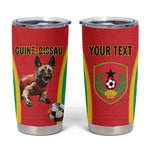 Custom Guinea-Bissau Football Tumbler Cup Go Djurtus Go