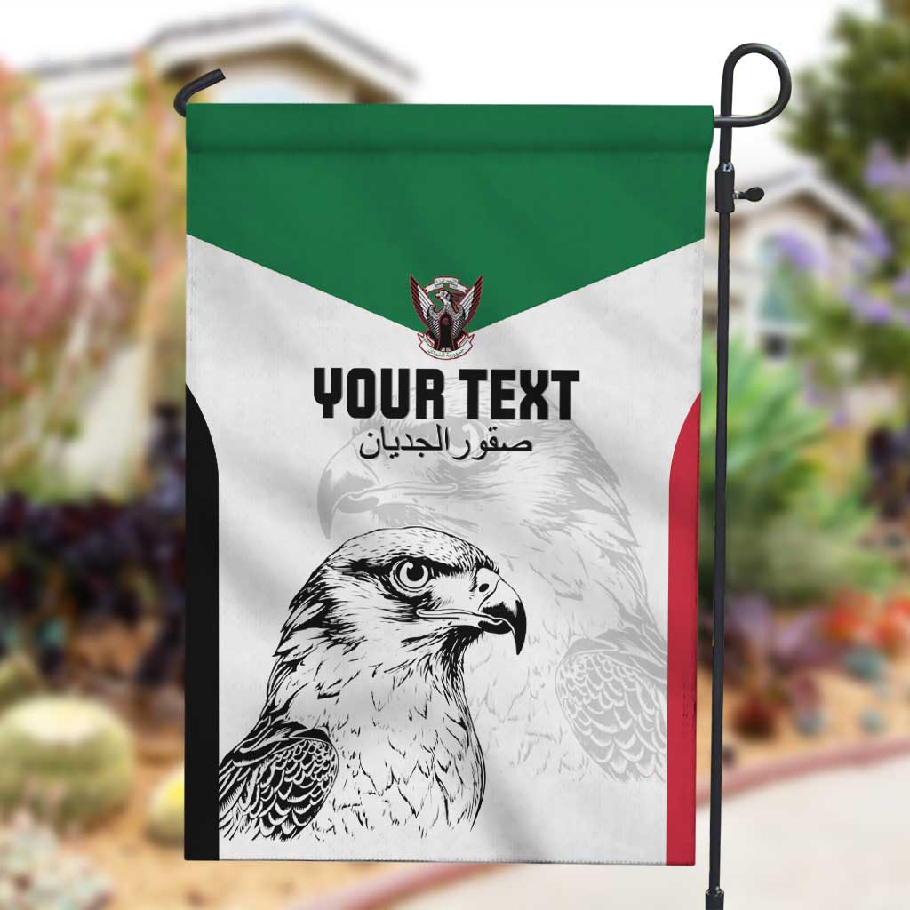 Custom Sudan Football Garden Flag Yalla Sudan