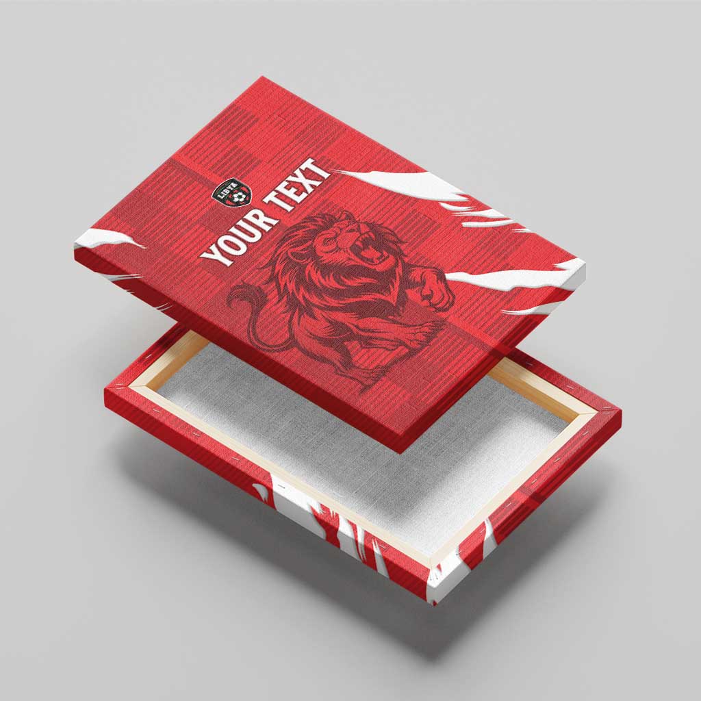 Custom Libya Football Canvas Wall Art Yalla Libya
