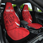 Custom Libya Football Car Seat Cover Yalla Libya