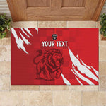 Custom Libya Football Rubber Doormat Yalla Libya