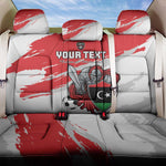 Custom Libya Football Back Car Seat Cover Forza Fursan Al-Mutawasit