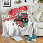 Custom Libya Football Blanket Forza Fursan Al-Mutawasit