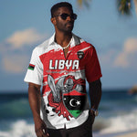 Custom Libya Football Hawaiian Shirt Forza Fursan Al-Mutawasit