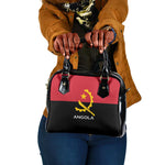 Angola Country Flag Stylized Shoulder Handbag