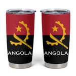Angola Country Flag Stylized Tumbler Cup