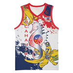 Département de Mayotte Basketball Jersey Ra Hachiri 976 Map With Ylang Ylang - African Pride