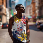 Département de Mayotte Men Tank Top Ra Hachiri 976 Map With Ylang Ylang