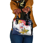 Département de Mayotte Shoulder Handbag Ra Hachiri 976 Map With Ylang Ylang