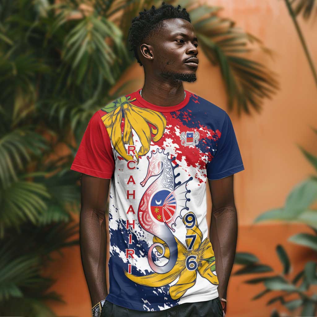 Département de Mayotte T shirt Ra Hachiri 976 Map With Ylang Ylang