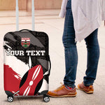 Custom Afro Kenya Luggage Cover Rugby Sevens - African Pattern