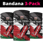 Custom Afro Kenya Neck Gaiter Rugby Sevens - African Pattern LT15