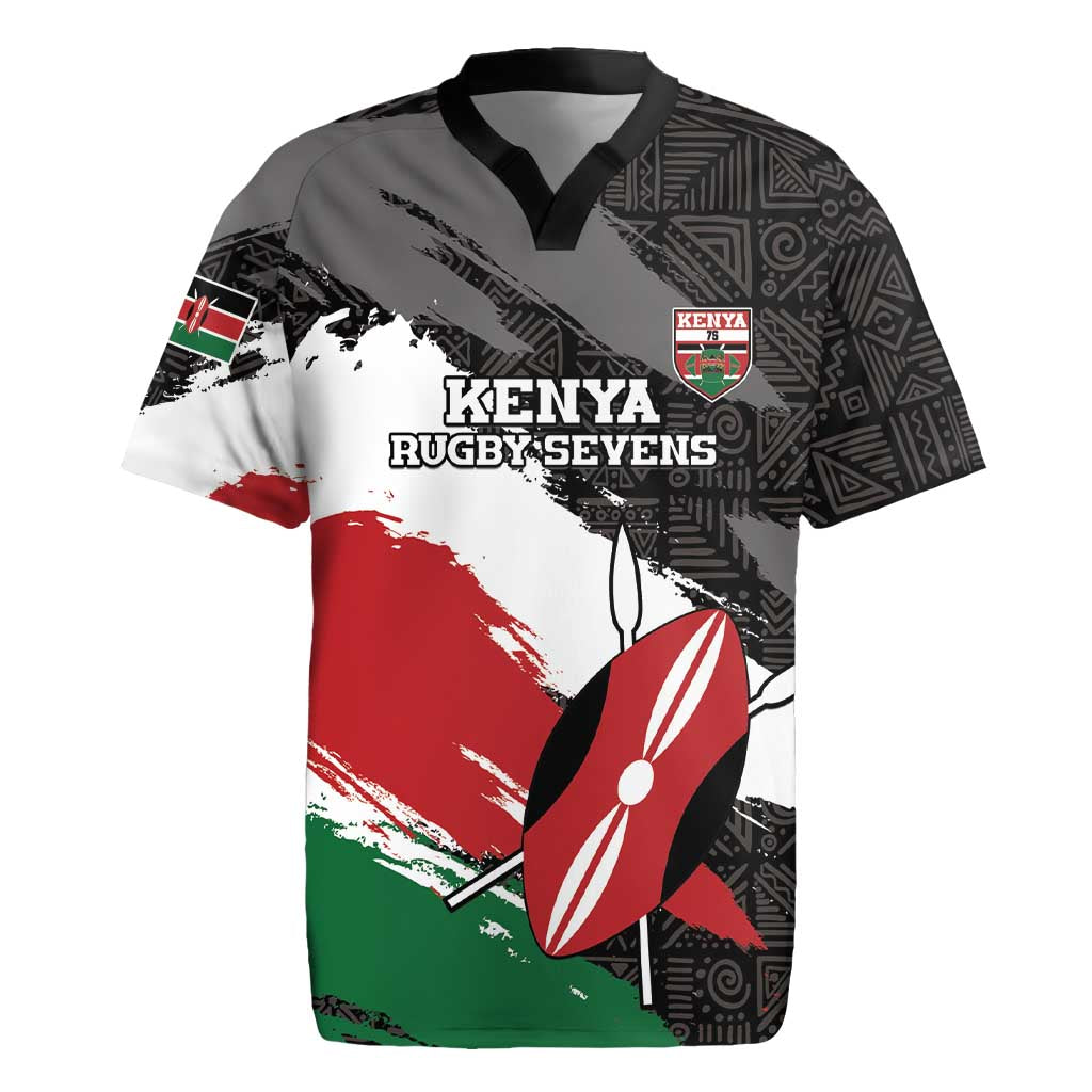 Afro Kenya Rugby Custom Hawaiian Shirt Go Lionesses - African Pattern LT14 main image 1