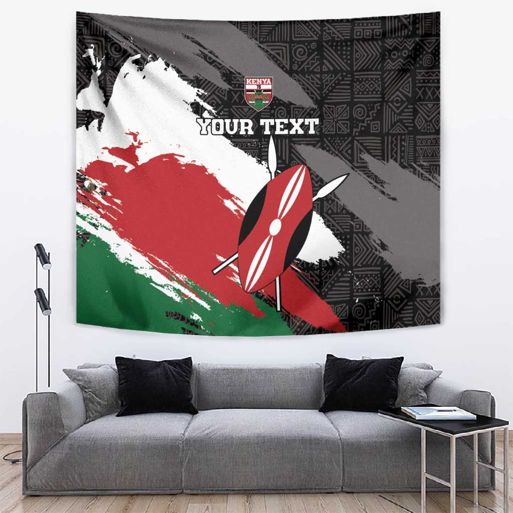 Custom Afro Kenya Tapestry Rugby Sevens - African Pattern