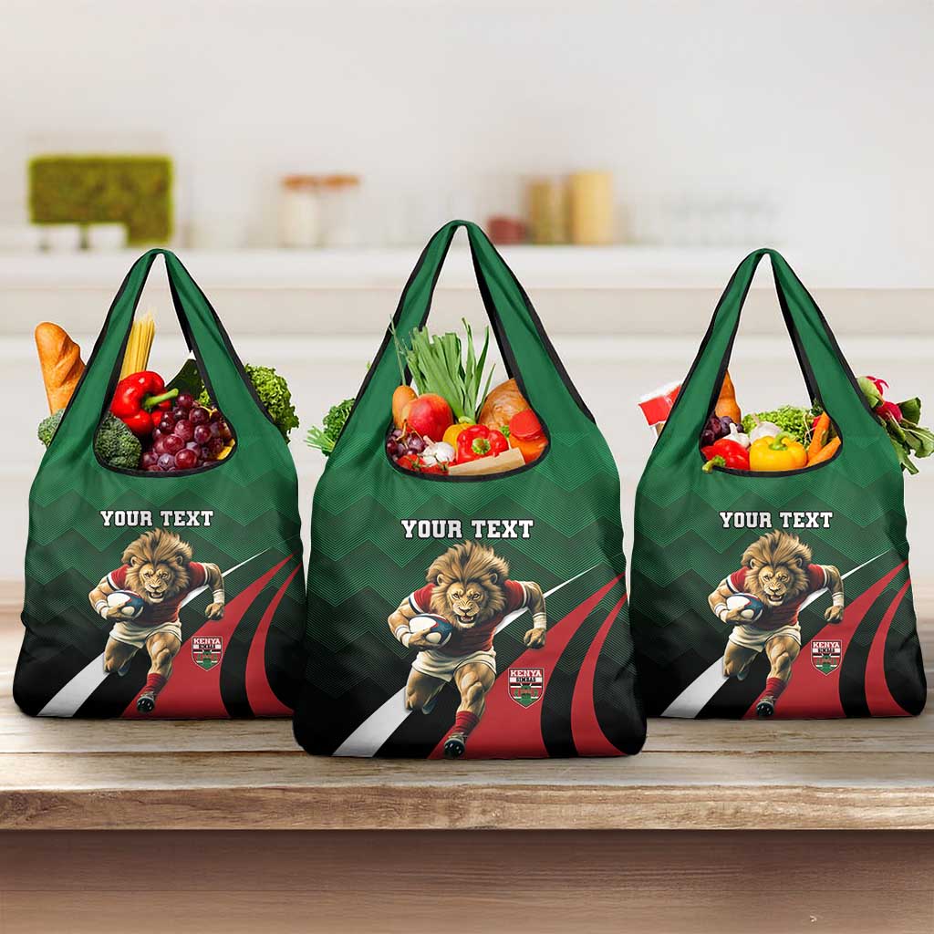 Kenya Rugby Custom Grocery Bag Simbas Mascot - Sporty Style