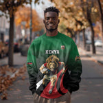 Kenya Rugby Custom Sweatshirt Simbas Mascot - Sporty Style