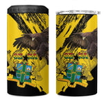 Afro Ghana 4 in 1 Can Cooler Tumbler Eagle With Coat Of Arms
