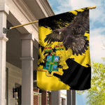 Afro Ghana Garden Flag Eagle With Coat Of Arms