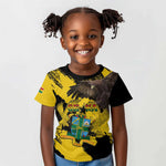 Afro Ghana Kid T shirt Eagle With Coat Of Arms