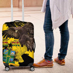 Afro Ghana Luggage Cover Eagle With Coat Of Arms