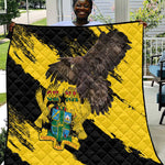 Afro Ghana Quilt Eagle With Coat Of Arms