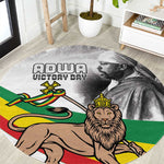 African Victory Menelik II Round Carpet Battle Of Adwa