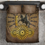 Adwa Victory Day Bedding Set Adwa Battle Shield - Vintage Style