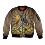 Adwa Victory Day Sleeve Zip Bomber Jacket Adwa Battle Shield - Vintage Style