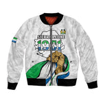 Personalised Happy Independence Sierra Leone Bomber Jacket April 27th