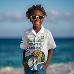 Personalised Happy Independence Sierra Leone Kid Hawaiian Shirt April 27th