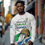 Personalised Happy Independence Sierra Leone Long Sleeve Shirt April 27th