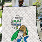 Personalised Happy Independence Sierra Leone Quilt April 27th