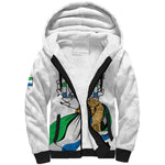 Personalised Happy Independence Sierra Leone Sherpa Hoodie April 27th