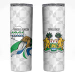 Personalised Happy Independence Sierra Leone Skinny Tumbler April 27th