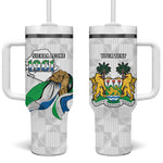 Personalised Happy Independence Sierra Leone Tumbler With Handle April 27th