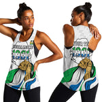 Personalised Happy Independence Sierra Leone Women Racerback Tank April 27th