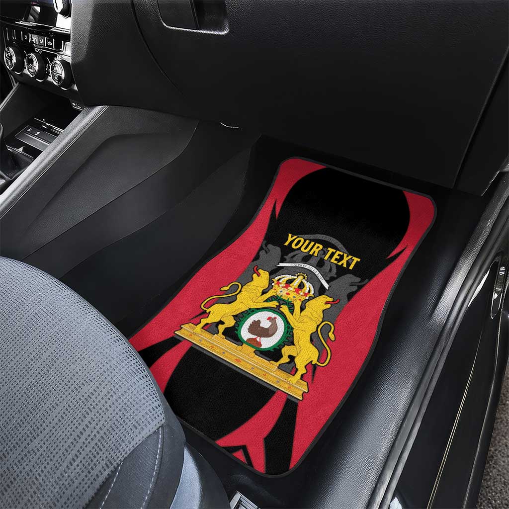 Personalised First Empire Of Haiti Car Mats Coat Of Arms Sporty Style