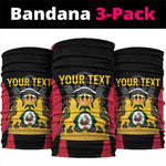 Personalised First Empire Of Haiti Neck Gaiter Coat Of Arms Sporty Style LT15