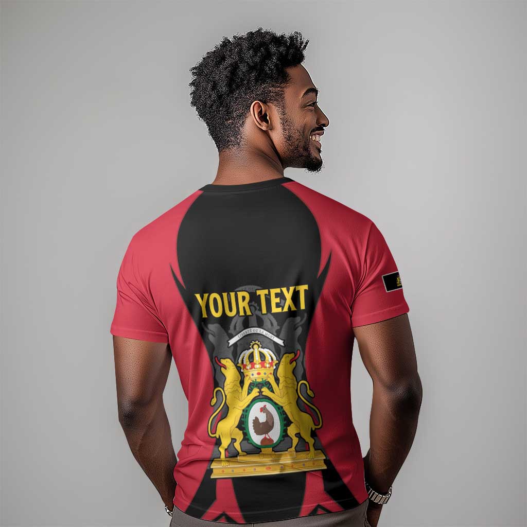Personalised First Empire Of Haiti T shirt Coat Of Arms Sporty Style