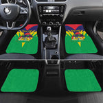 Personalised Republique de Maurice Car Mats Coat Of Arms Flag Style