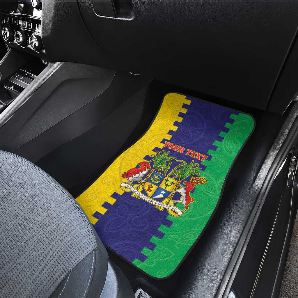 Personalised Republique de Maurice Car Mats Stella Clavisque Maris Indici