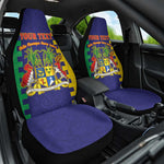 Personalised Republique de Maurice Car Seat Cover Stella Clavisque Maris Indici
