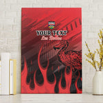 Personalised Mauritius Football Canvas Wall Art Go Les Dodos Go