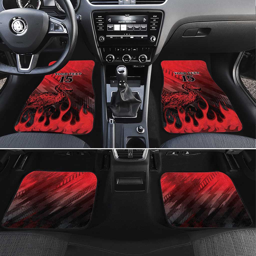 Personalised Mauritius Football Car Mats Go Les Dodos Go