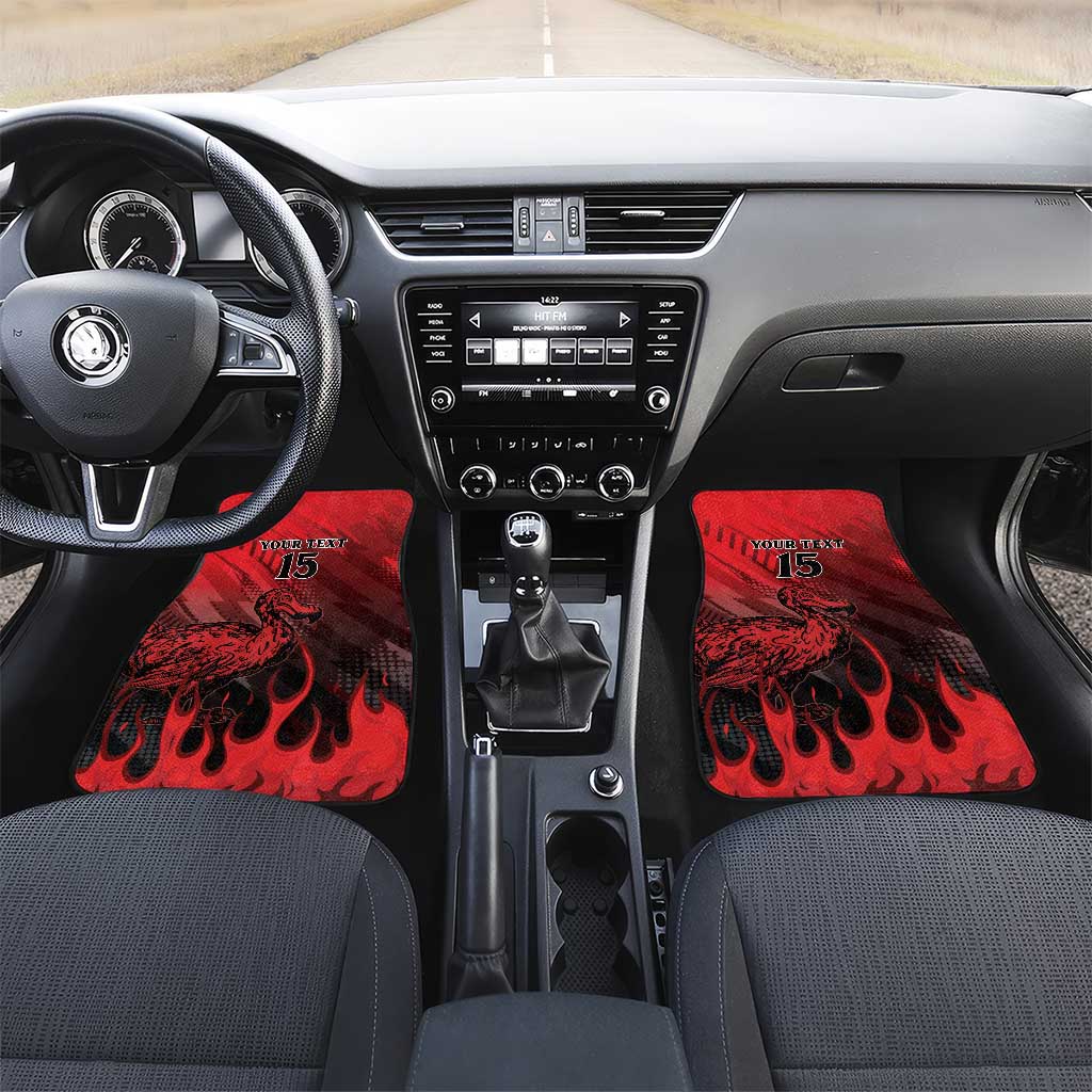 Personalised Mauritius Football Car Mats Go Les Dodos Go