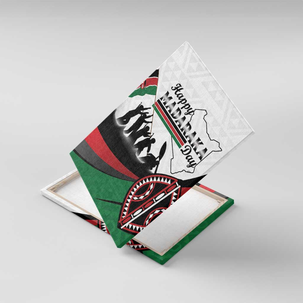 Kenya Canvas Wall Art Madaraka Day - Maasai Shield