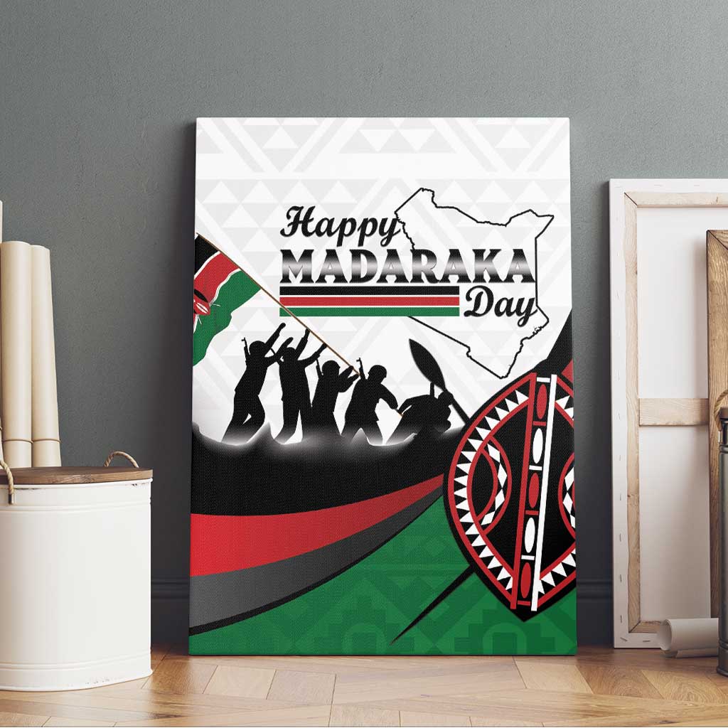 Kenya Canvas Wall Art Madaraka Day - Maasai Shield