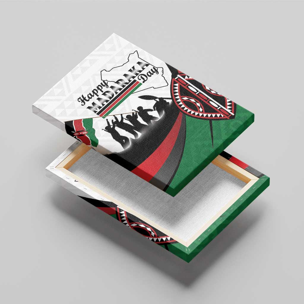 Kenya Canvas Wall Art Madaraka Day - Maasai Shield